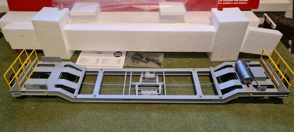 LGB G - 45925 - Carrozza merci di modellini di treni (1) - Containerwagen 'Matterhorn' - RhB #4.3