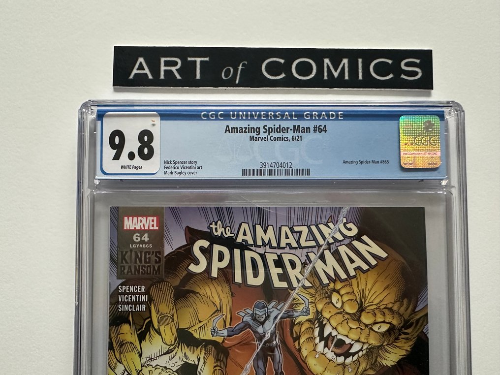 The Amazing Spider-Man (Vol. 5) #64 - CGC 9.8 - 1 Graded comic - First edition - 2021 #2.1