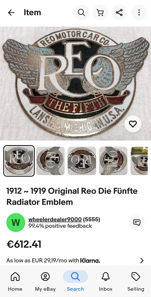 Μασκότ αυτοκινήτου (1) - Oldsmobile - REO - 1920-1930 #3.2