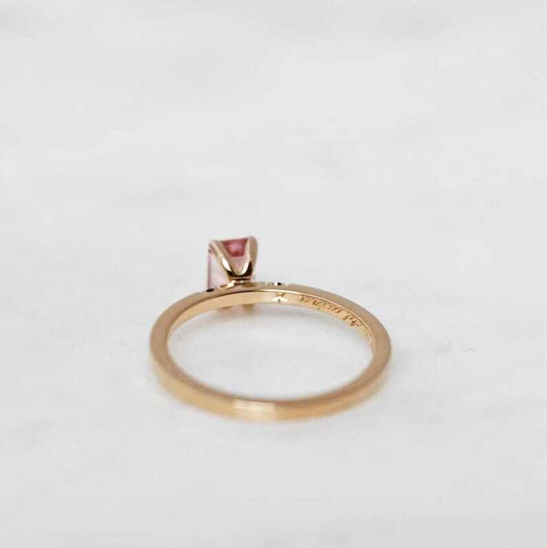 Zonder Minimumprijs - Verlovingsring Zilver - 1.00ct. tw. Morganiet - Olivijn - Natuurlijke morganietring #2.1