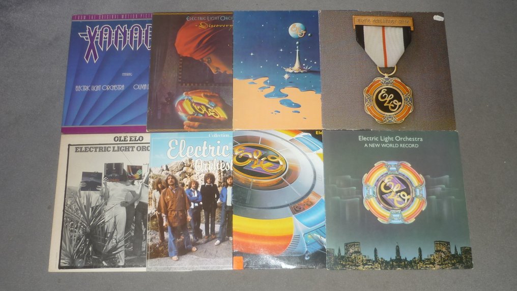 Electric Light Orchestra - Lot of 8 classic albums incl. Double Album - Multiple titles - LP Albums (multiple items) - Various pressings (see description) - 1976 #1.0