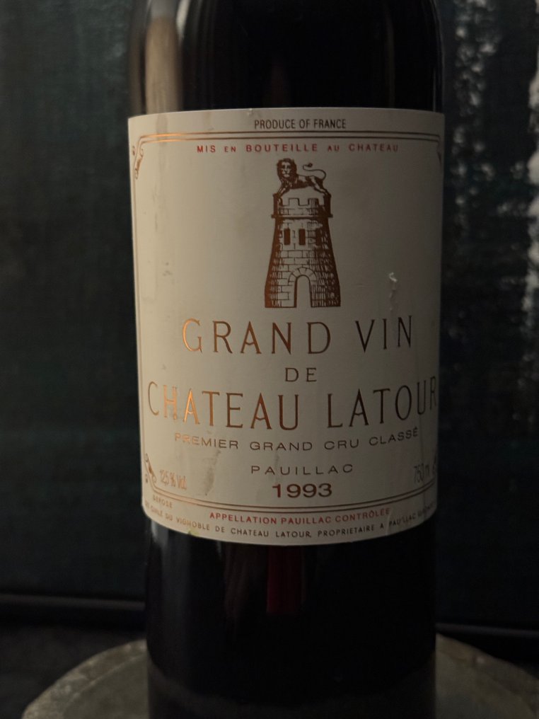 1993 Château Latour - Pauillac 1er Grand Cru Classé - 1 Φιάλη (0,75L) #1.0