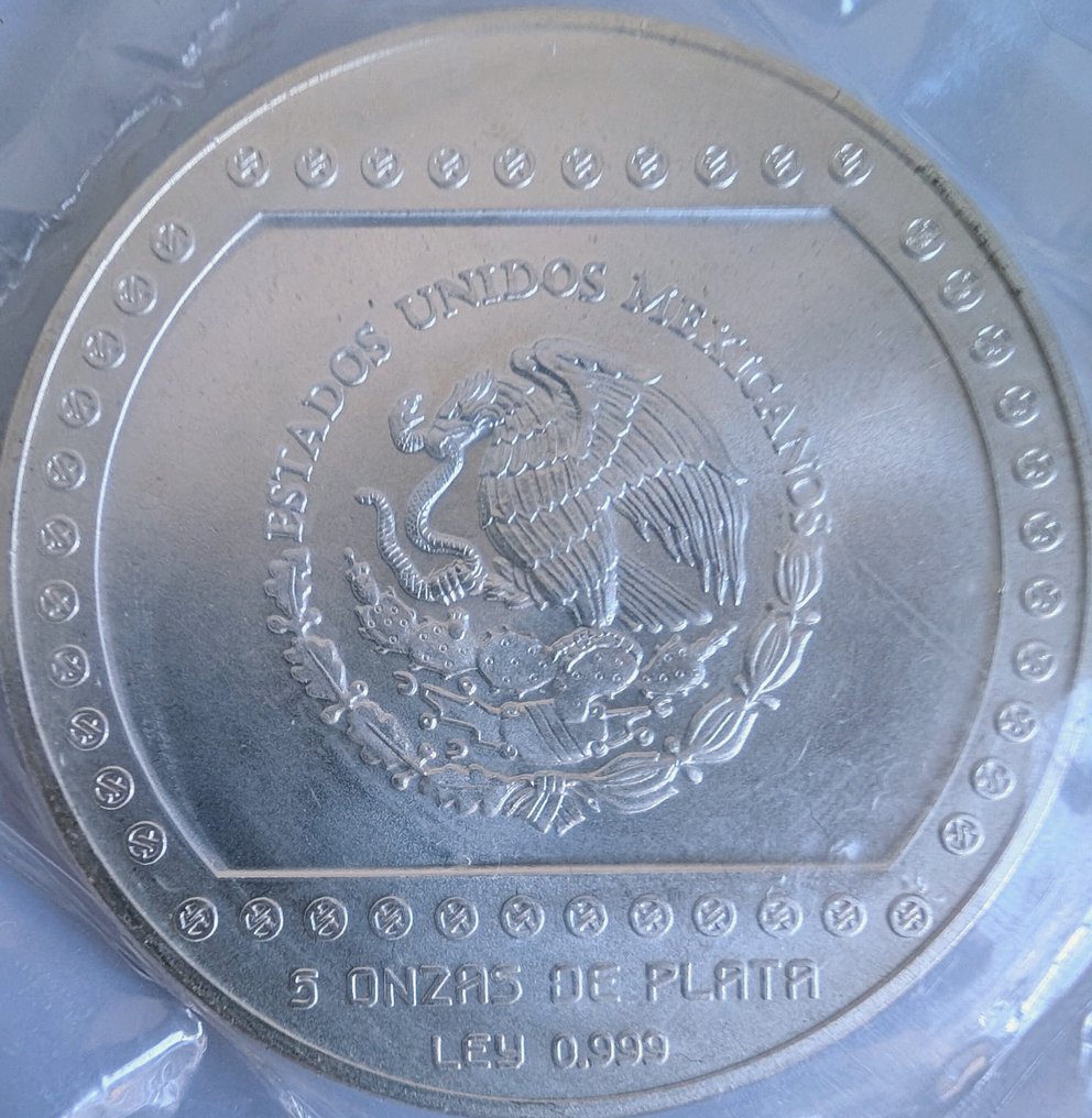 墨西哥. 5 Onzas 1993 #1.0