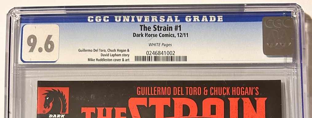 The Strain #1 - Guillermo Del Toro & Chuck Hogan - 1 Graded comic - 第一版 - 2011 - CGC 9.6 #2.1