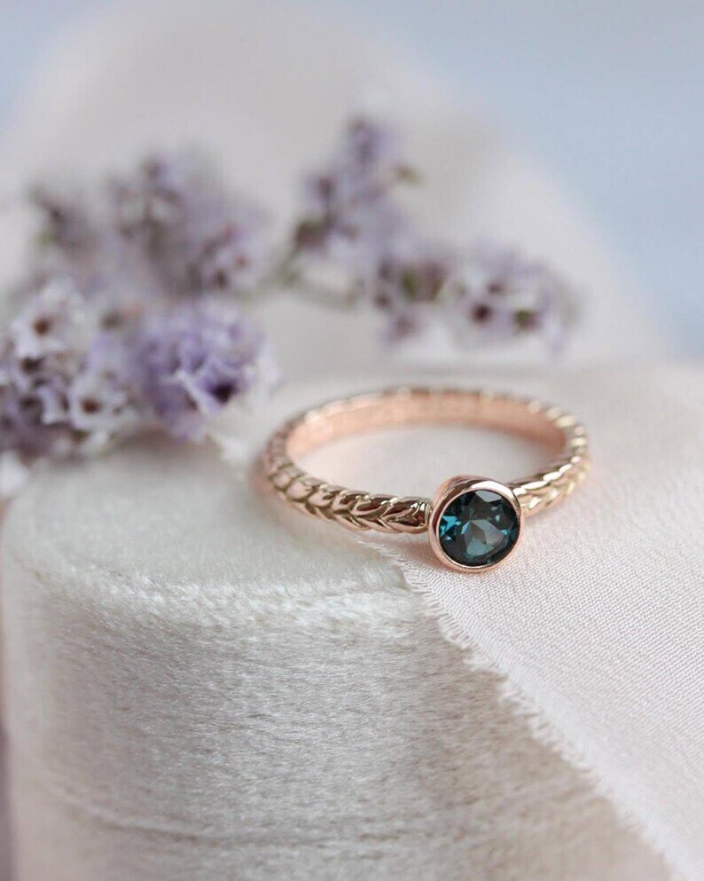 Zonder Minimumprijs - Verlovingsring Zilver - 1.20ct. tw. Topaas - Natuurlijke Topaas Ring #1.0