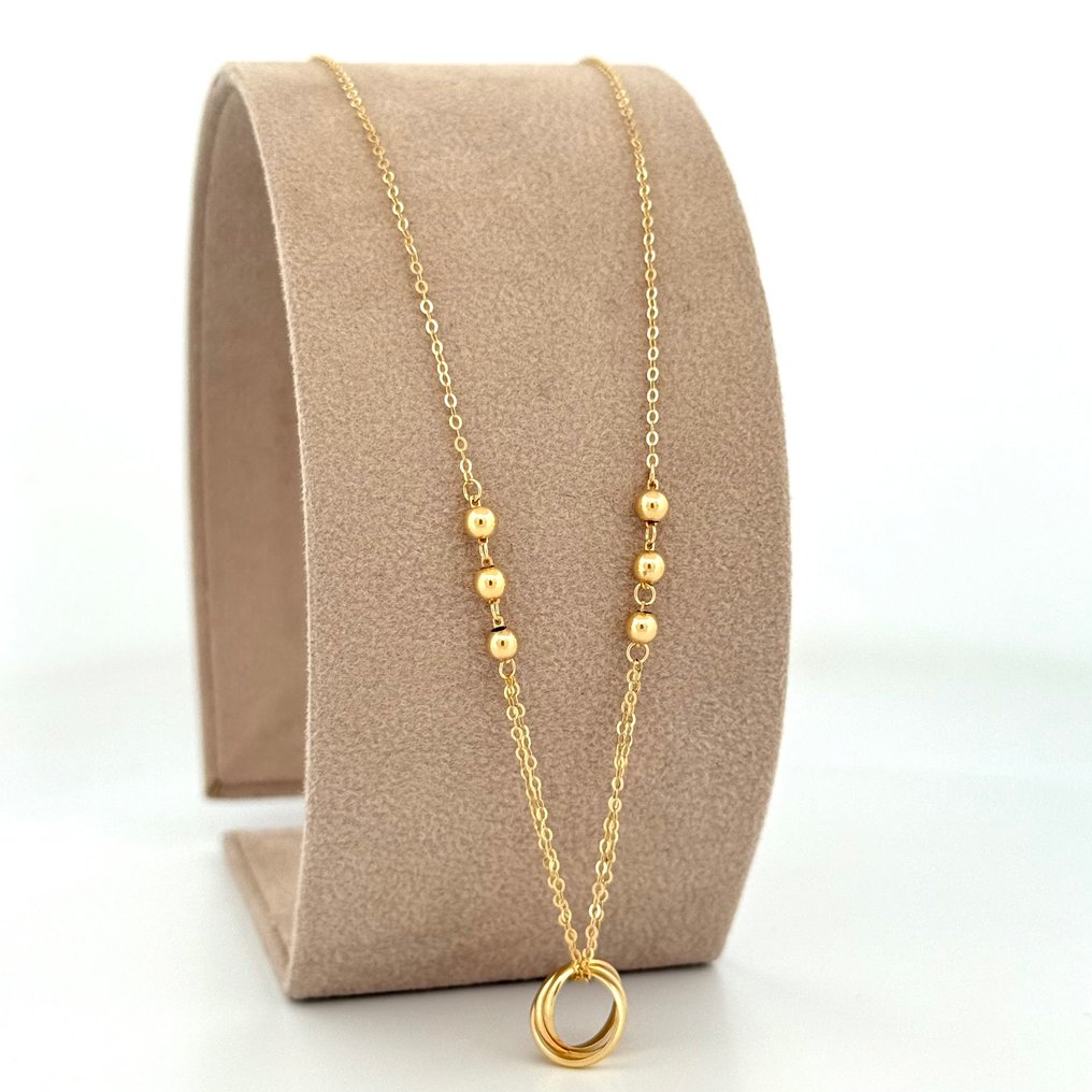 χωρίς τιμή ασφαλείας - Handmade - Κολιέ - 1.6 g - 18 καράτια Κίτρινο χρυσό #1.0