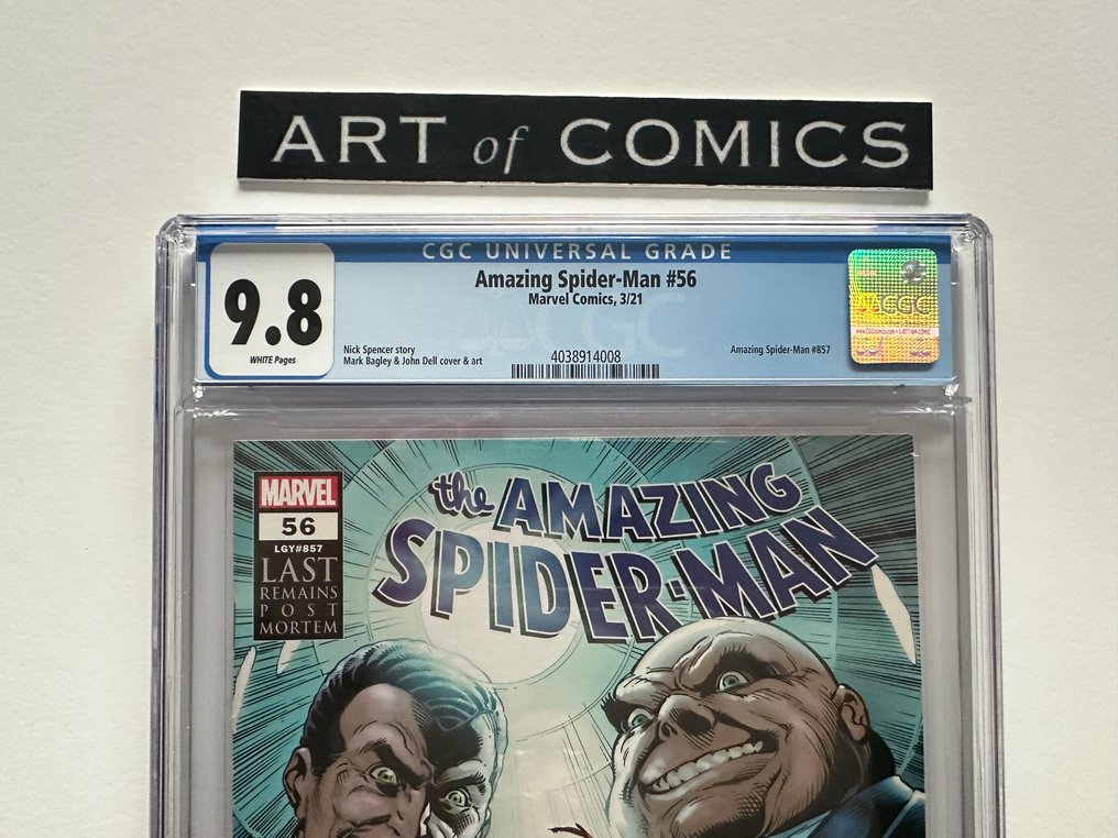 The Amazing Spider-Man (Vol. 5) #56 - CGC 9.8 - 1 Graded comic - First edition - 2021 #2.1