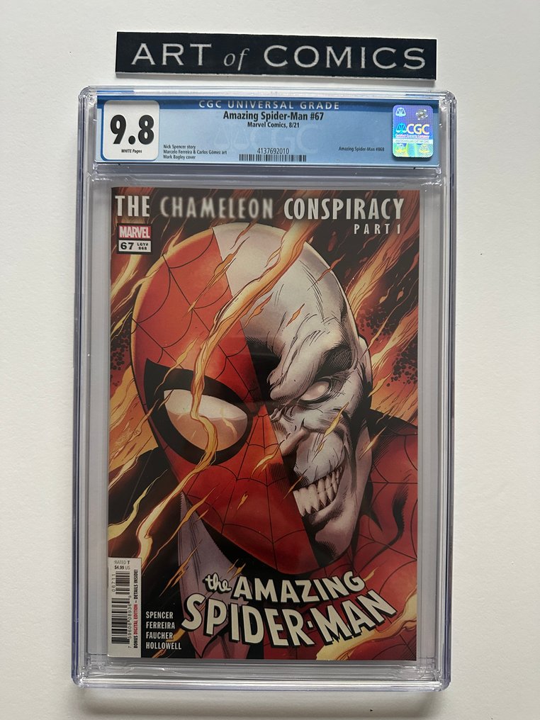 The Amazing Spider-Man (Vol. 5) #67 - CGC 9.8 - 1 Graded comic - First edition - 2021 #1.0