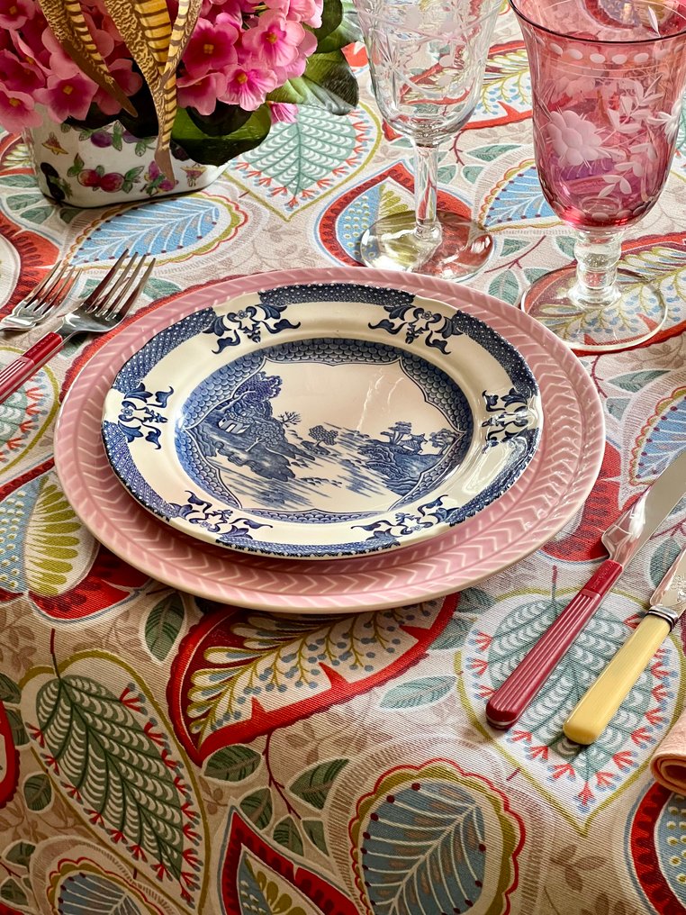 Colorful vegetation-themed tablecloth for large tables. - Tablecloth - 270 cm - 180 cm #1.0