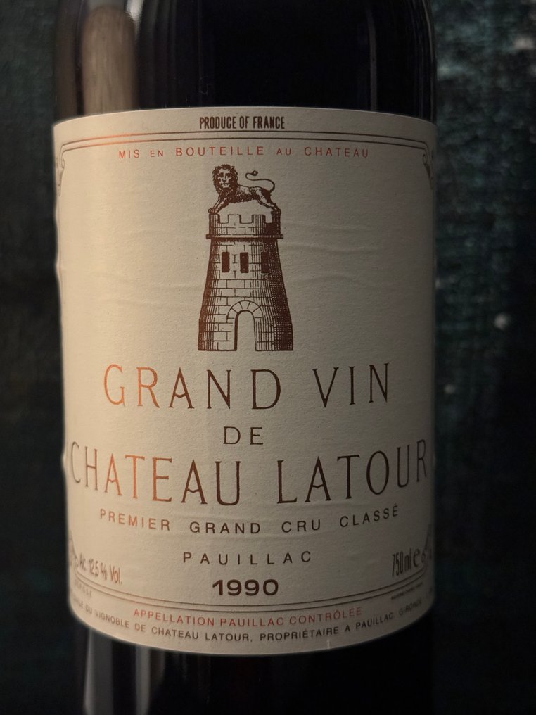 1990 Château Latour - Pauillac 1er Grand Cru Classé - 1 Bottle (0.75L) #1.0