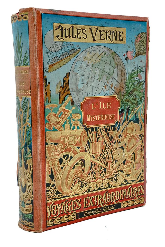 Jules Verne / Férat - L'ile mystérieuse - 1890 #1.0