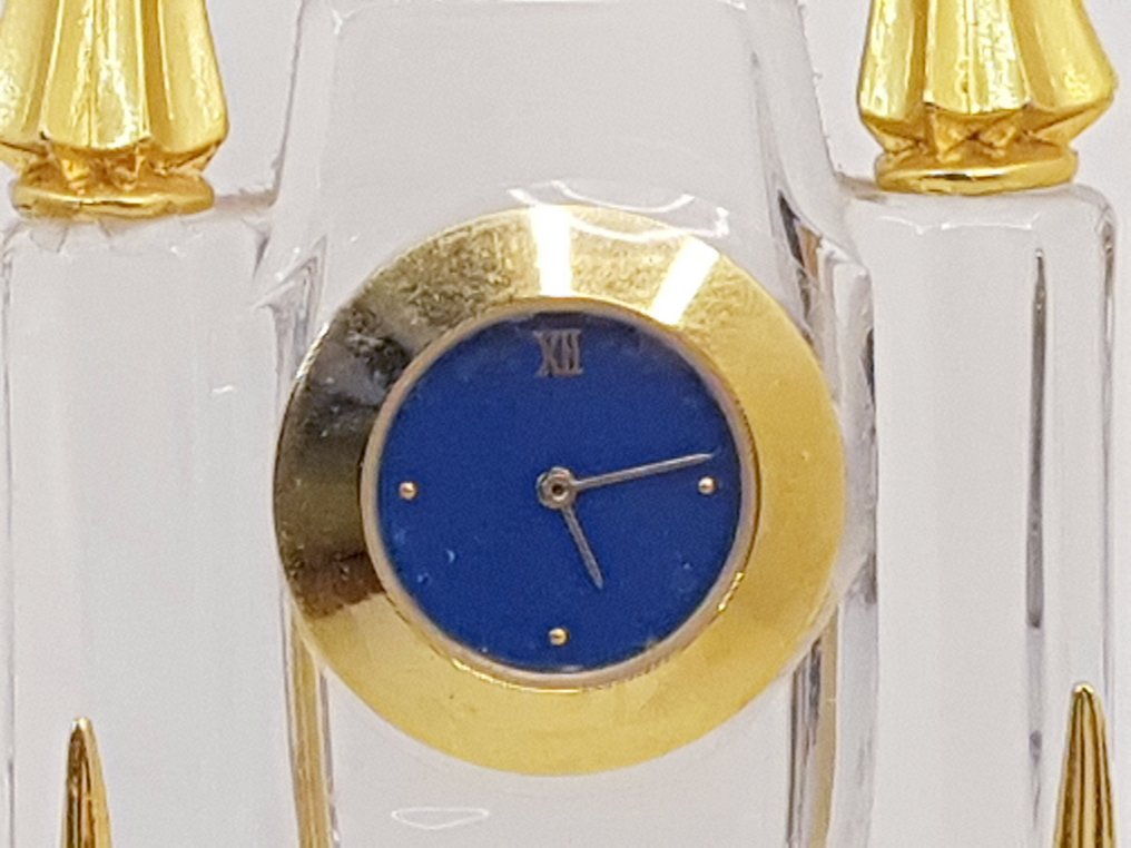 Relógio de lareira com figura - Franklin Mint/Disney Crystal Cinderella Castle Clock “Midnight Enchantment” - Cristal - 1990-2000 #3.2