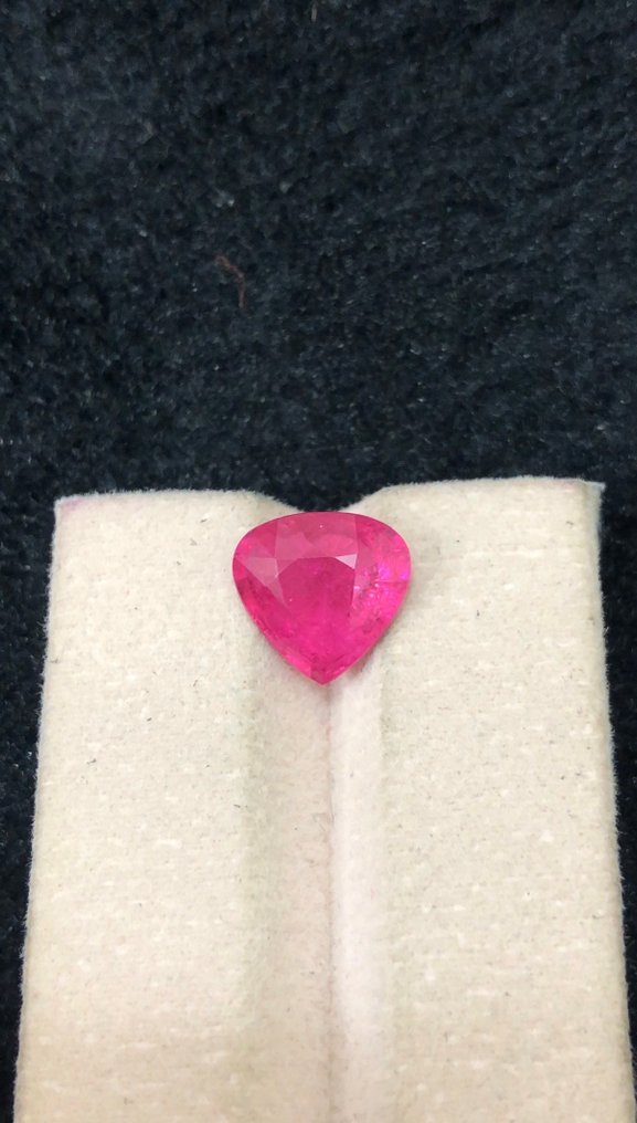 Zonder minimumprijs - 1 pcs Roze Toermalijn - 3.39 ct - nternational Colored Gemstone Association (ICA GemLab) #1.0