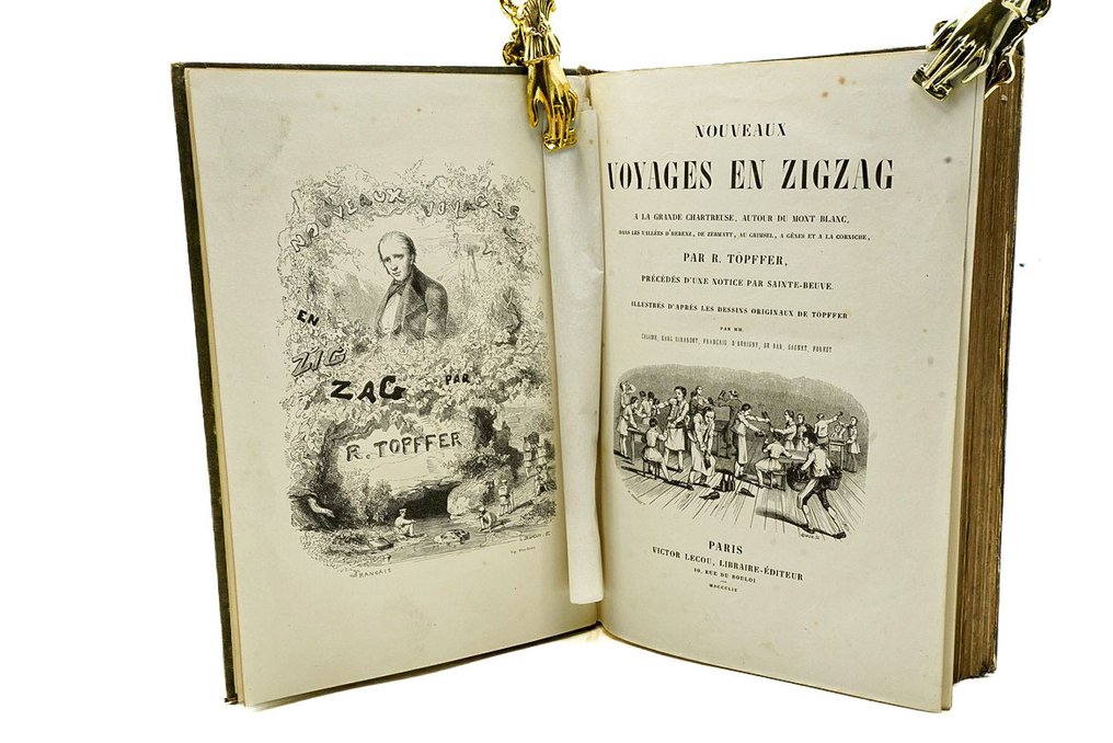 Rodolphe Töpffer - Nouveaux voyages en zigzag à la grande chartreuse, autour du Mont Blanc - 1852 #2.1