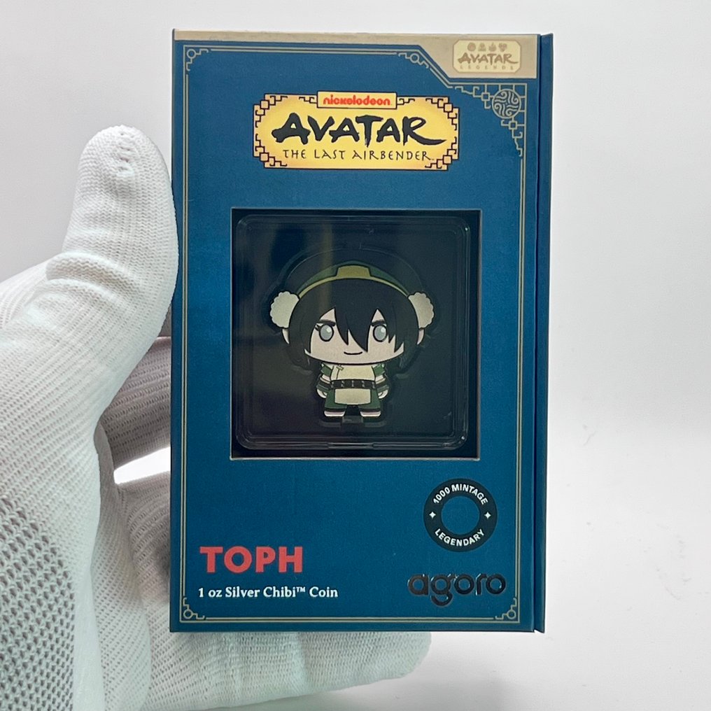 Niue. 2 Dollars 2025 – Avatar: The Last Airbender – Chibi Toph – 1 oz Silver .999 – Proof – Limited Edition #3.2