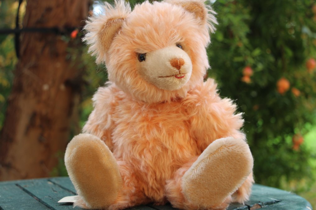 Educa: Teddybeer replica, oranje ,ohair. - Teddybjørn - 1990–2000 - Tyskland #3.2