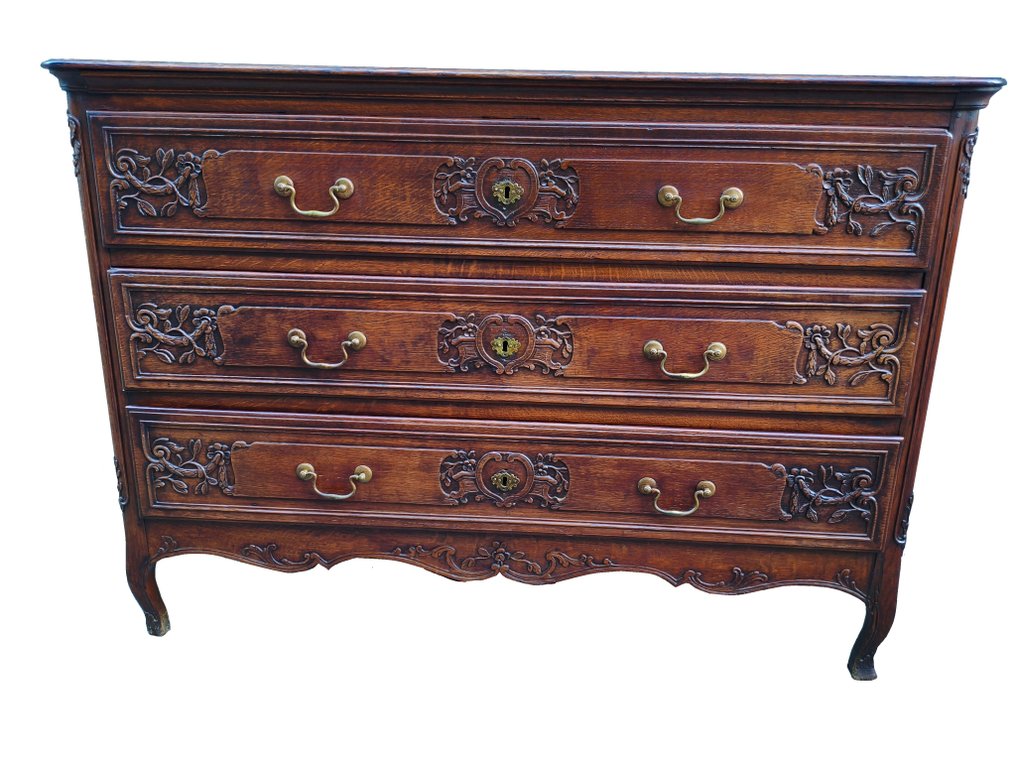 Cómoda - Liegeoise Vers 1780 - Carvalho #1.0