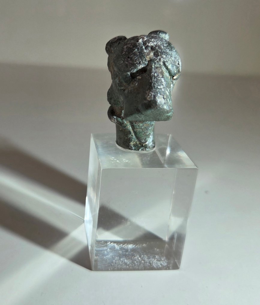 古罗马 青铜狗头  (没有保留价) #3.2