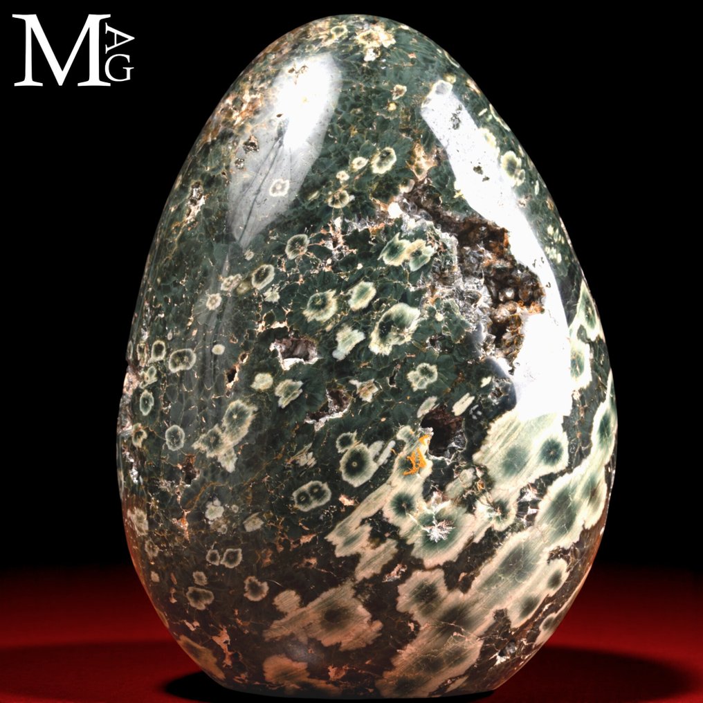 市场上不多 稀有的第四静脉海洋玛瑙 - 球状玛瑙 - - 高度: 180 mm - 闊度: 130 mm- 3134 g #2.1