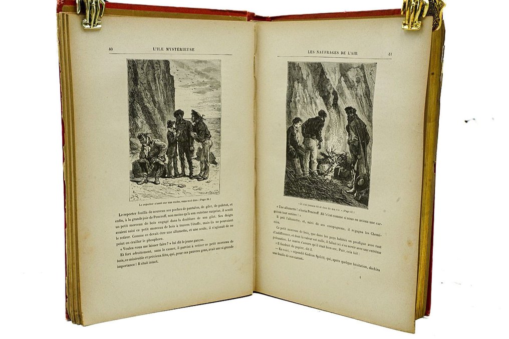 Jules Verne / Férat - L'ile mystérieuse - 1890 #4.3