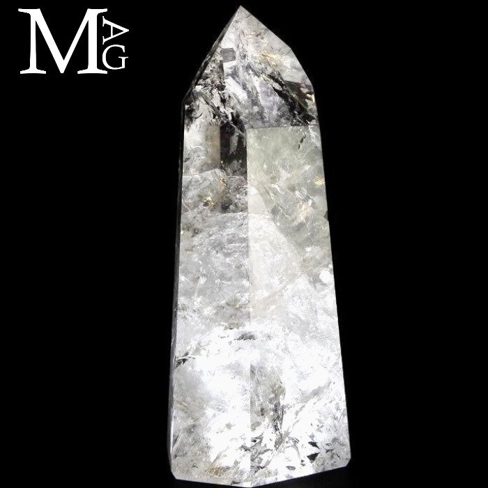 Extra Clear Quartz Point - Obelisk av högsta kvalitet - Höjd: 190 mm - Bredd: 85 mm- 1366 g #4.3