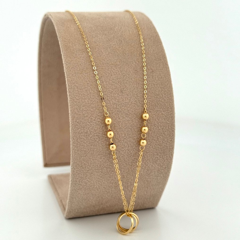 χωρίς τιμή ασφαλείας - Handmade - Κολιέ - 1.6 g - 18 καράτια Κίτρινο χρυσό #2.1