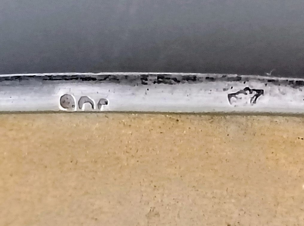 Jugendstil Jewelled - Caixa - Safiras esmaltadas, .900 prata #4.3