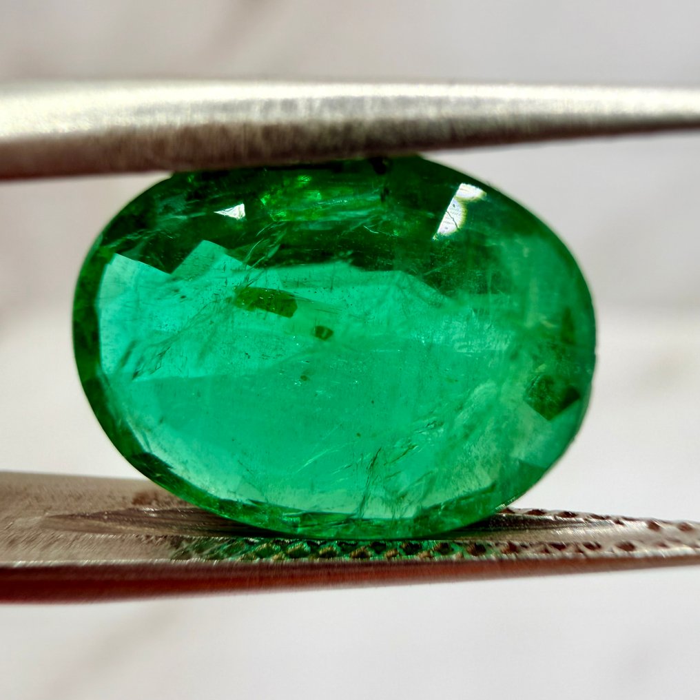 1 pcs 绿色 祖母绿 - 3.20 ct - 国际宝石研究院(IGI) - 天然的翡翠 #3.2