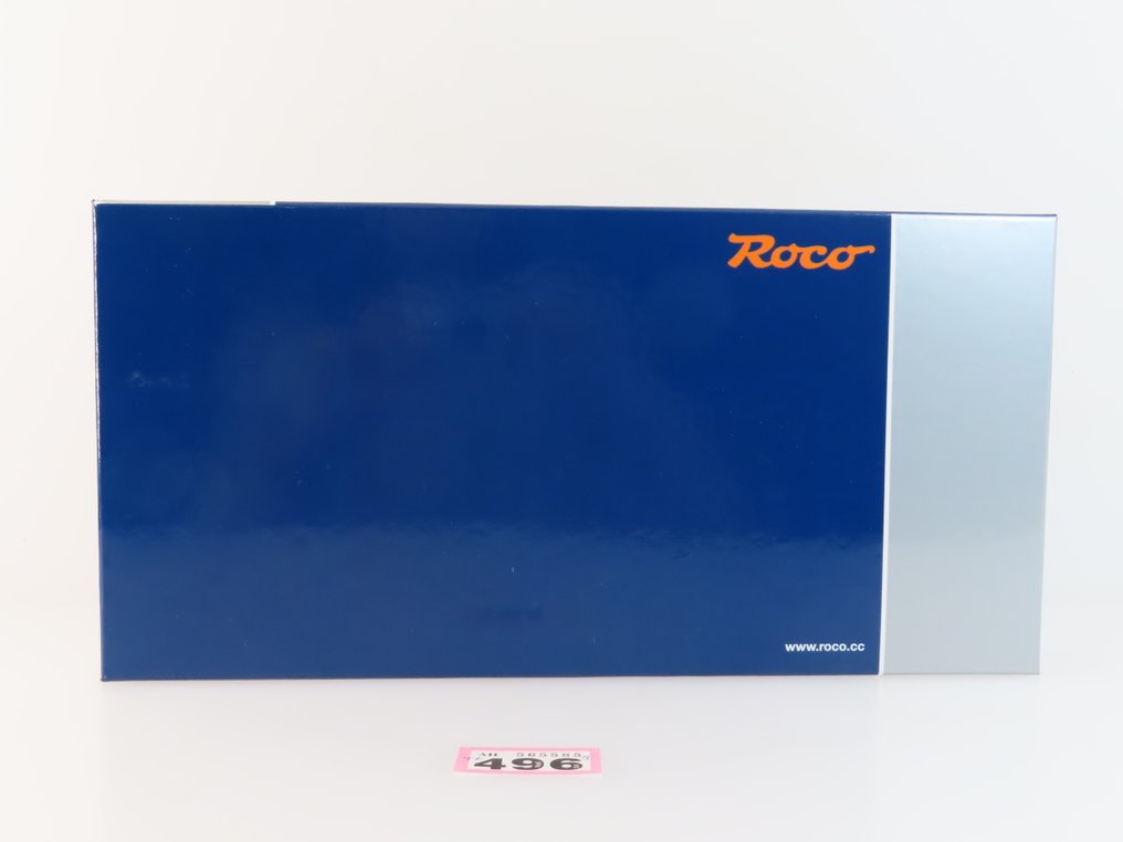 Roco H0 - 69139 - Treno automotore (1) - Set a due pezzi Mat. '64 'Plan V', giallo con bande pubblicitarie, digitale con audio completo. - NS #2.1