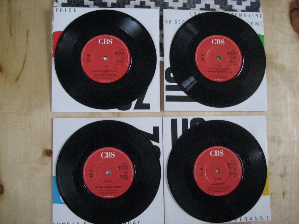 U2 - U2 singles set - Multiple titles - 45 RPM 7" Single - 1984 #4.3