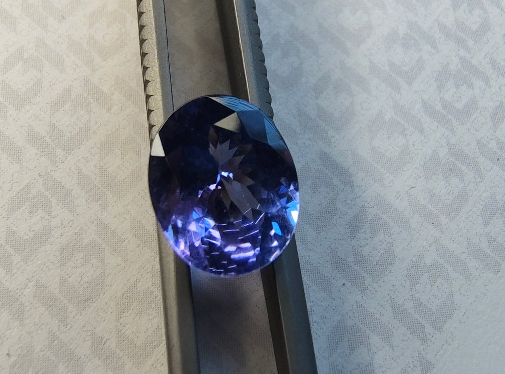 1 pcs  蓝色, 紫罗兰色 坦桑石  - 2.98 ct - 国际宝石研究院（IGI） - 优质色彩 #1.0