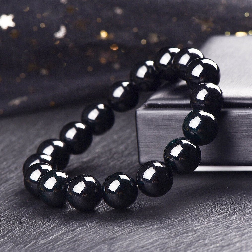 Χωρίς Ελάχιστη Προσφορά - Μεγάλο και Πολυτελώς Αποκλειστικό Βραχιόλι Φυσικού Τζαϊνίτη Λάμψη της φύσης- 49.09 g #2.1