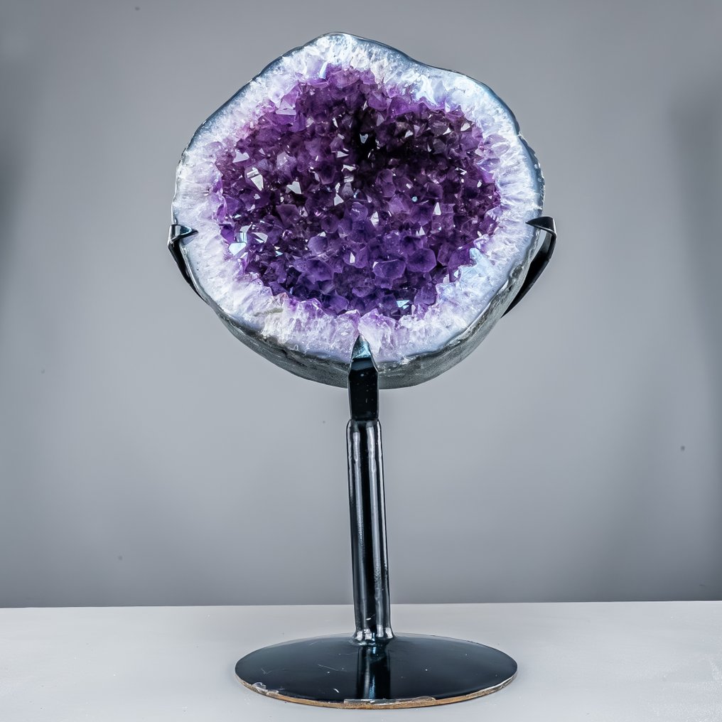 Αμέθυστος-Δρούζα σε βάση – Στρογγυλό σχήμα με έντονη χρωματική απόδοση και μαγευτική λάμψη Υψηλότερη ποιότητα- 21805.77 g #1.0