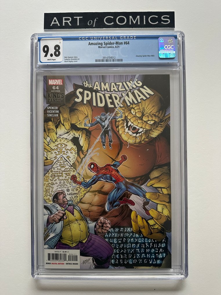The Amazing Spider-Man (Vol. 5) #64 - CGC 9.8 - 1 Graded comic - First edition - 2021 #1.0