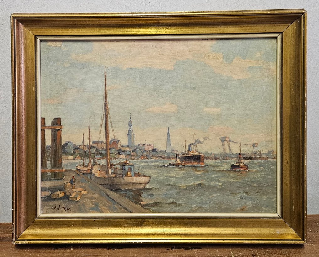 Carl Friedrich Winkler-Hagedorn (1897-?) - Hafen #4.3