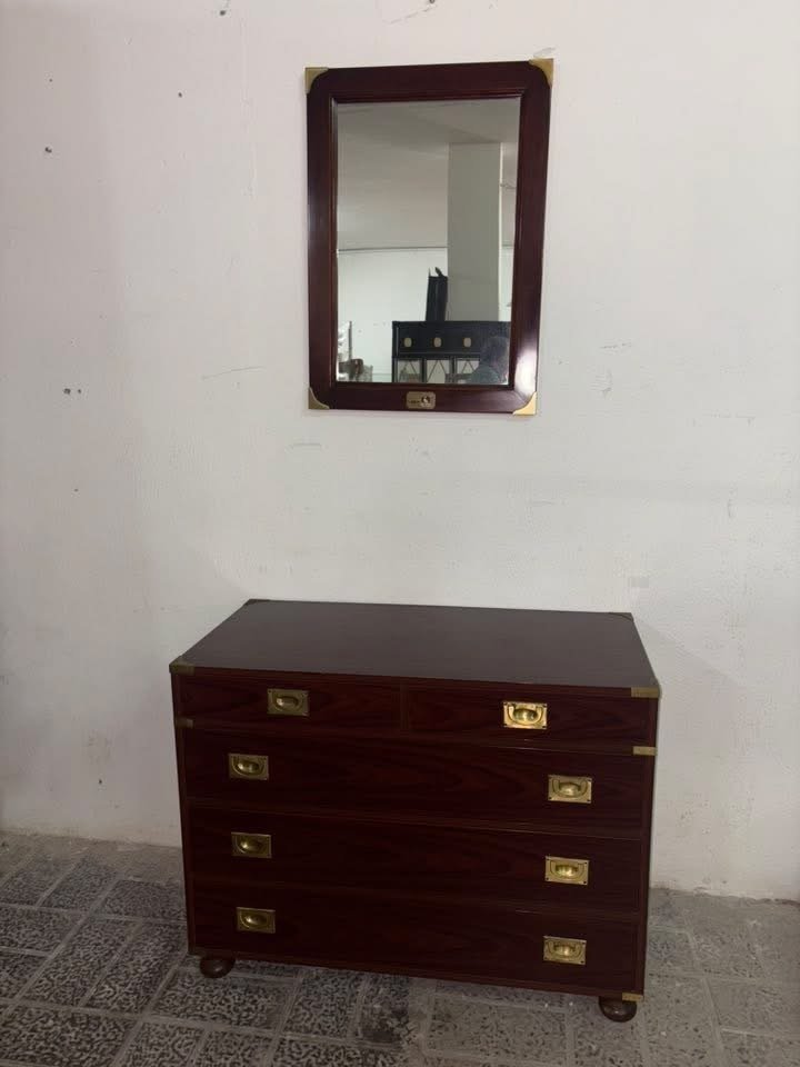 抽屜櫃 (2) - 木 - 海事维多利亚风格的梳妆台和镜子 #1.0