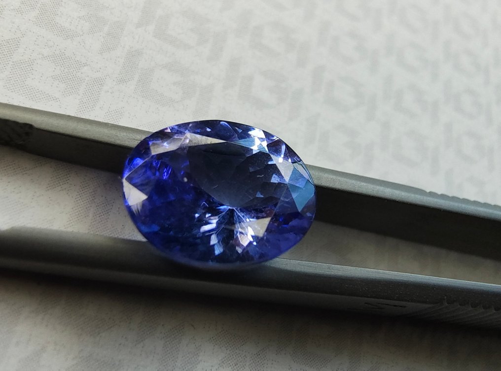 1 pcs  蓝色, 紫罗兰色 坦桑石  - 2.98 ct - 国际宝石研究院（IGI） - 优质色彩 #4.3