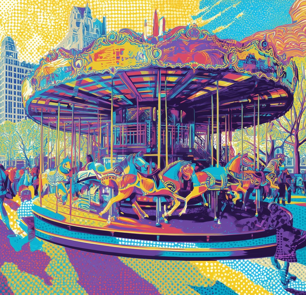 Irina Collins - Urban Carousel XL · NO Reserve #1.0