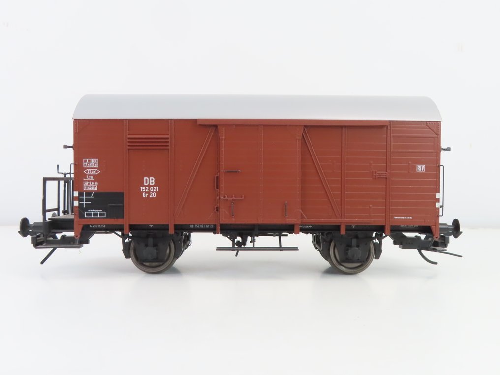 Lenz 0 - 42216 - 模型貨運火車 (1) - 2座封闭式车辆 Gr20 - DB #1.0