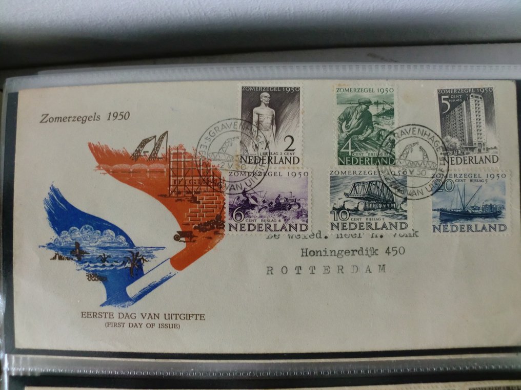 荷兰  - 完整系列 FDC 1950 年至 2025 年 3 月 31 日 #1.0