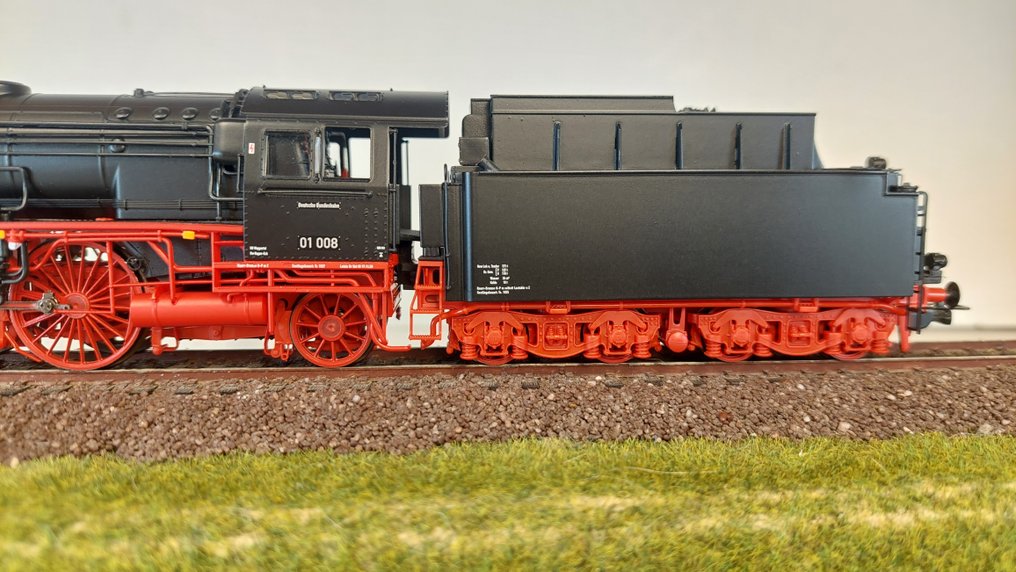 Brawa H0 - 40926 - 連煤水車的蒸汽火車 (1) - BR 01 008 - 数字声音 Doehrer&Hass - 配备烟雾发生器 - DB #4.3