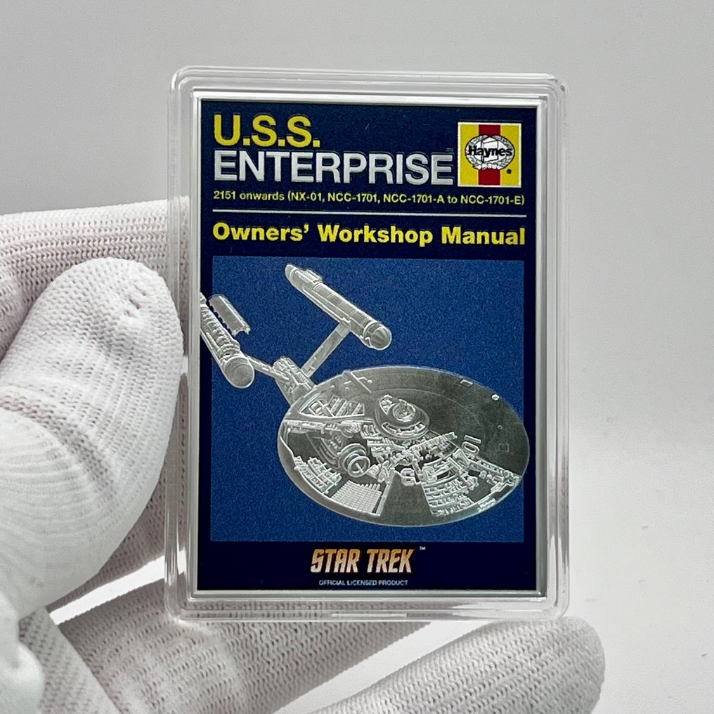 Niue. 1 Dollar 2025 – Star Trek – U.S.S. Enterprise NCC-1701 – 1 oz Silver .999 – Proof – Limited Edition #1.0