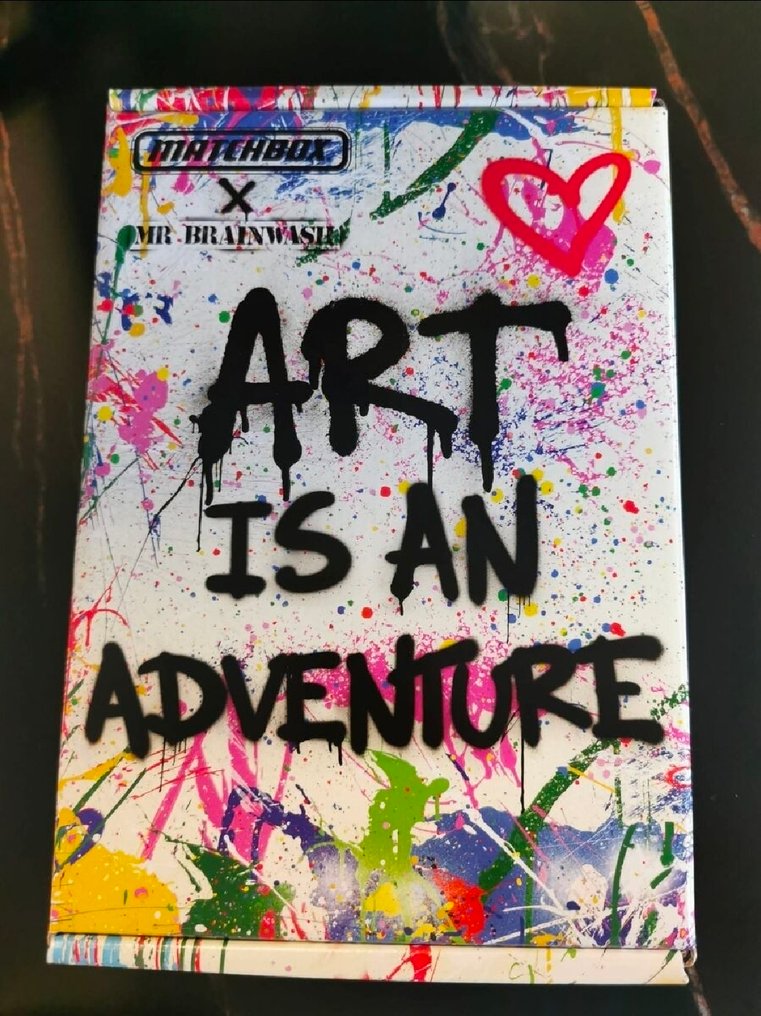 Matchbox 1:64 - Αυτοκίνητο μοντελισμού - Matchbox Collectors, Matchbox x Mr Brainwash 1964 Austin Mini Cooper S - Mr Brainwash (1966) #2.1