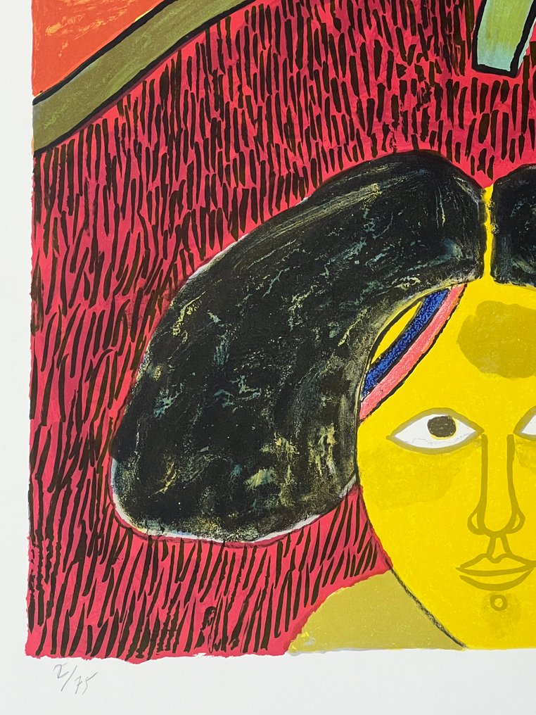 Corneille (1922-2010) - Le Tournesol (Van Gogh) #2.1