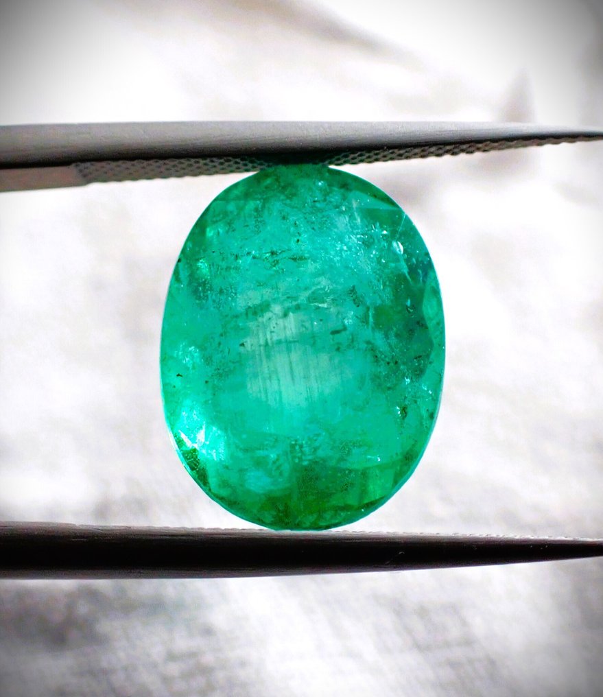 Esmeralda  - 5.64 ct - Antwerp Laboratory for Gemstone Testing (ALGT) #1.0