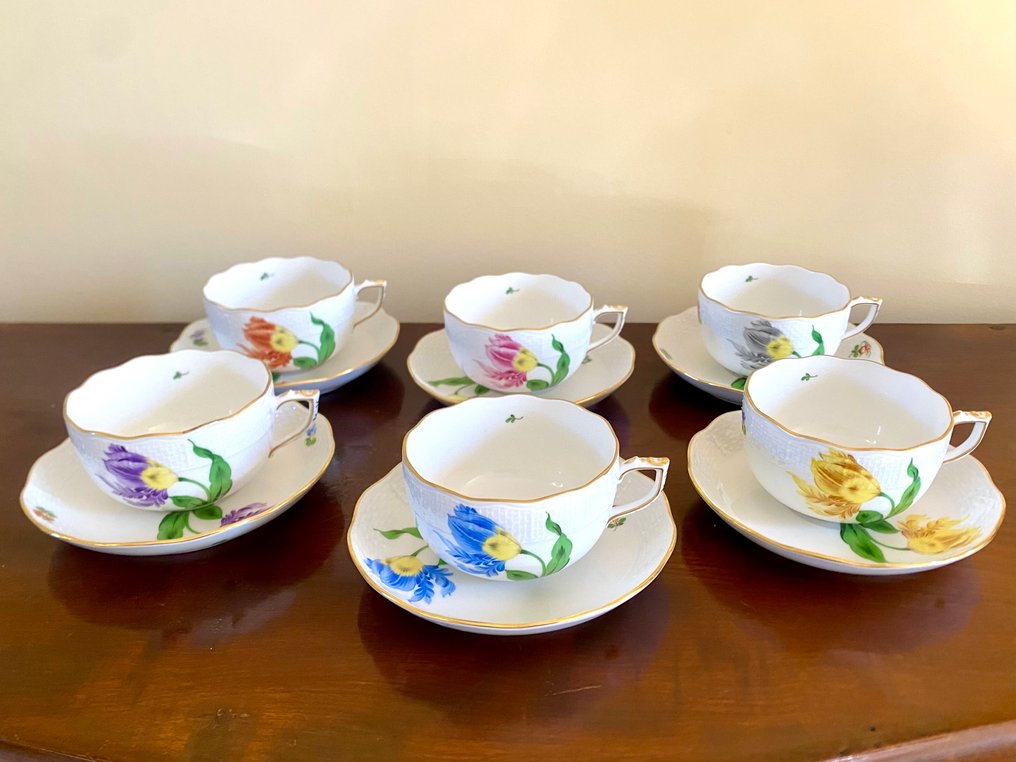 Herend - Tea service (6) - Porcelain #1.0