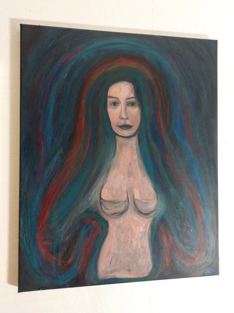 Jules Atarax (1985) - Madone II - Hommage à Edvard Munch #1.0