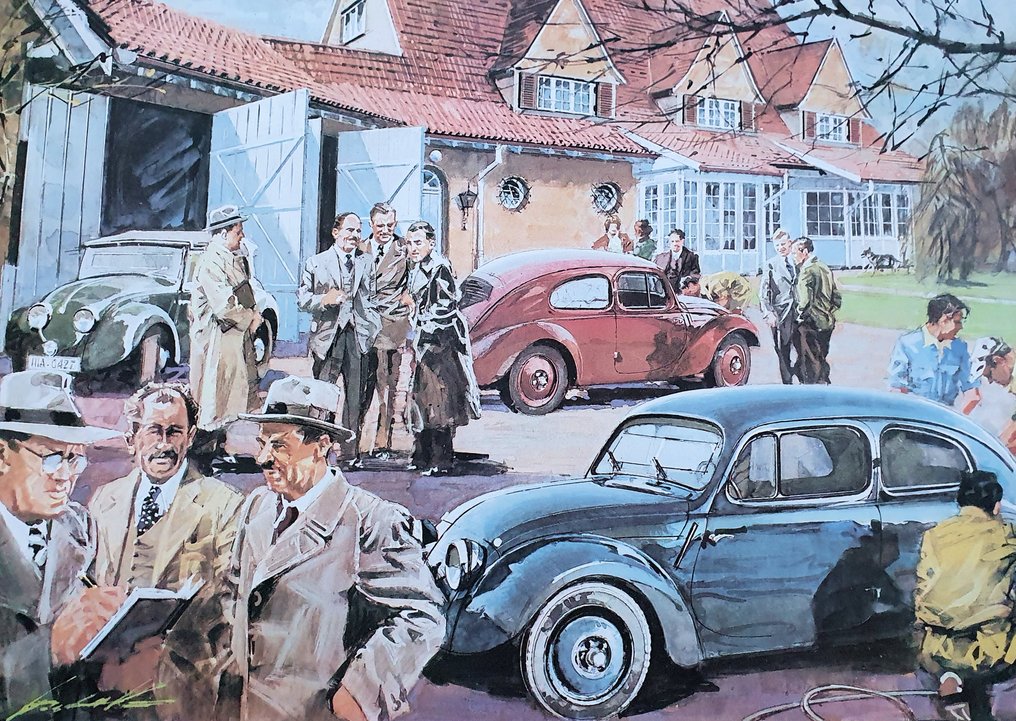 VW - 1e VW Kever 1936 - VW - New Beetle 1997 - VW Golf IV Variant Master edition v.a. 1999 - Volkswagen #2.1