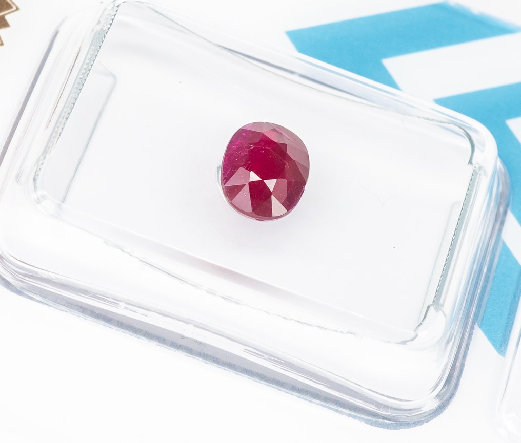 No Reserve Price Ruby  - 1.18 ct - International Gemological Institute (IGI) - Deep Purplish Red #2.1