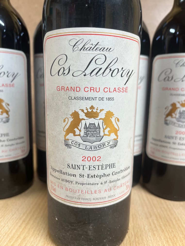 2002 Château Cos Labory - Saint-Estèphe 2ème Grand Cru Classé - 5 Bottles (0.75L) #1.0